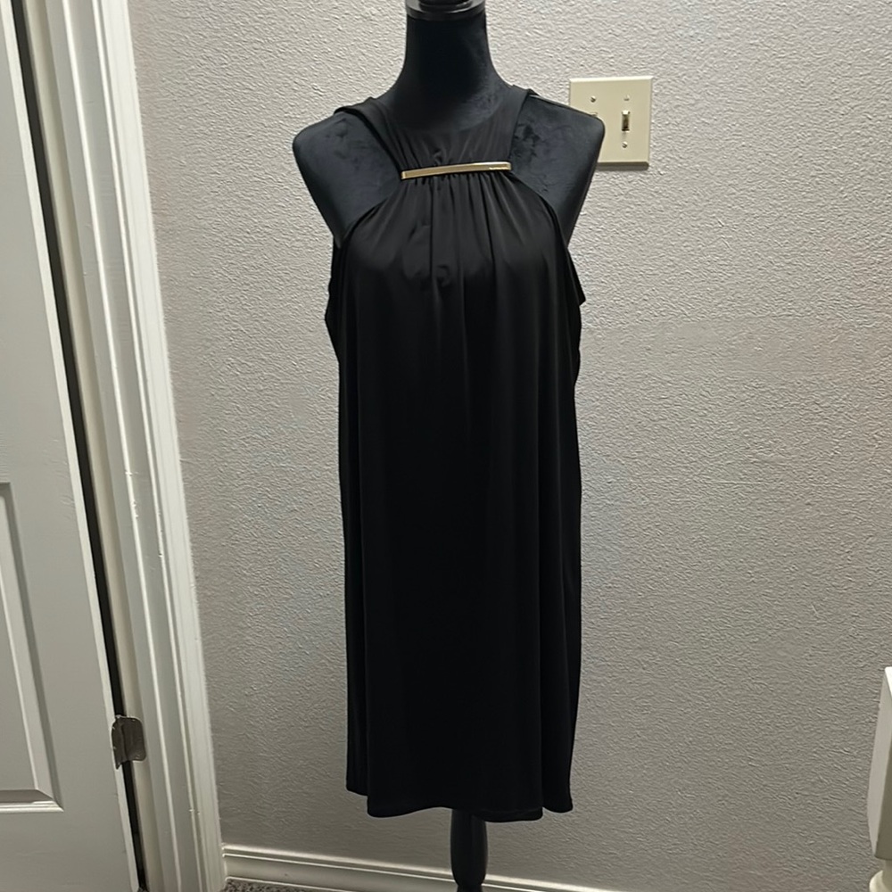 Elegant Michael Lord Black Sleeveless Dress